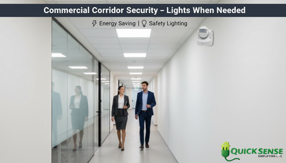 Wall Mount PIR Sensor Qs-09 B2B