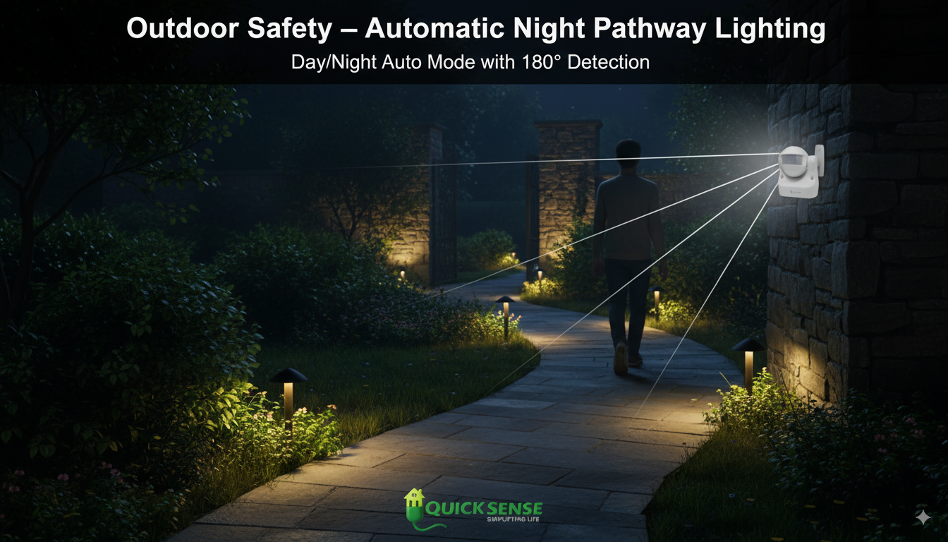 Wall Mount PIR Sensor Qs-09 B2B