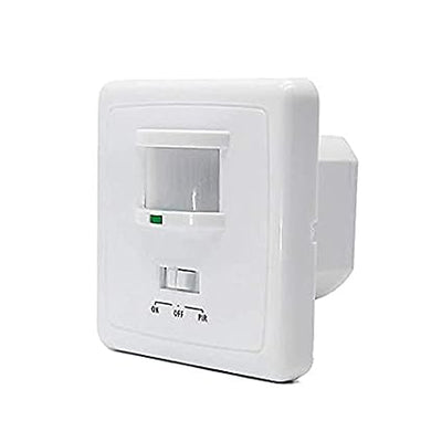 Quick Sense PIR Wall Mounted Hidden Infrared Motion Sensor Switch with (ON/OFF Button)