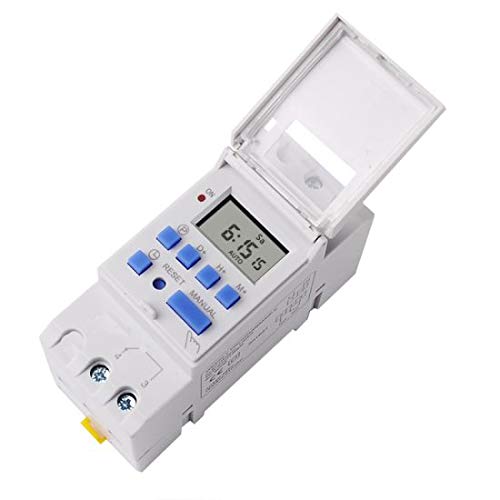 Quick Sense QS-T3 DIN-Rail 7-Day Programmable Digital Timer Switch
