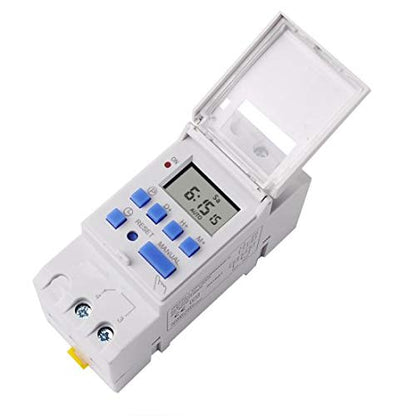 Quick Sense QS-T3 DIN-Rail 7-Day Programmable Digital Timer Switch