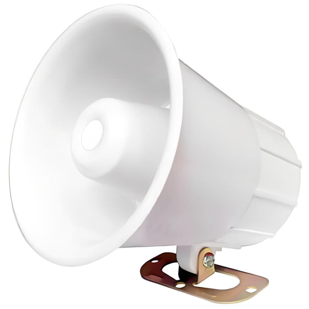 Quick Sense 122dB Industrial Hooter Siren Alarm 12V DC Weatherproof