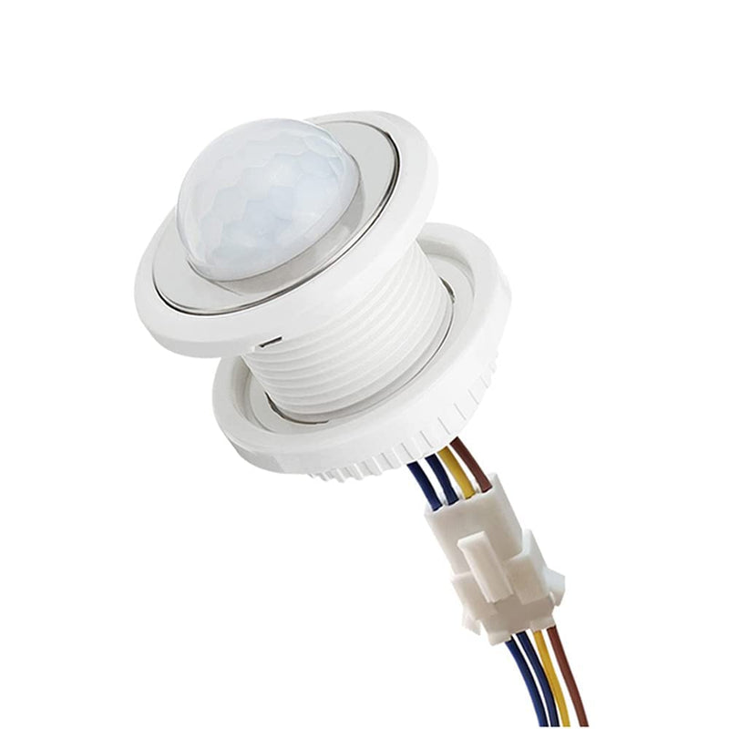 Quick Sense(QS-05B Mini Motion Sensor Light Switch 110-220V PIR Sensor Smart Detection Time Delay Adjustable Infrared Induction Detector