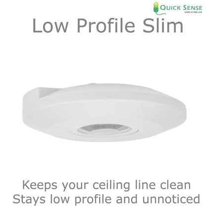 Quick Sense QS-08 360° Ceiling PIR Motion Sensor Slim 2.54cm Profile