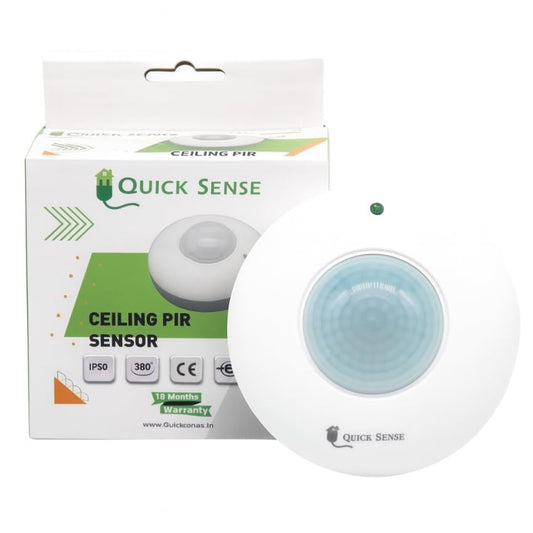 Quick Sense QS-07 360° PIR Motion Sensor Ceiling Mount Switch