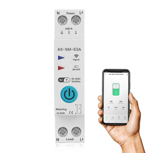 Quick Sense Smart WiFi Circuit Breaker 1P 63A Energy Monitor