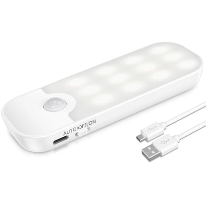 Quick Sense Rechargeable Motion Sensor LED Night Light USB-Powered Magnetic