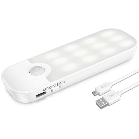 Quick Sense Rechargeable Motion Sensor LED Night Light USB-Powered Magnetic