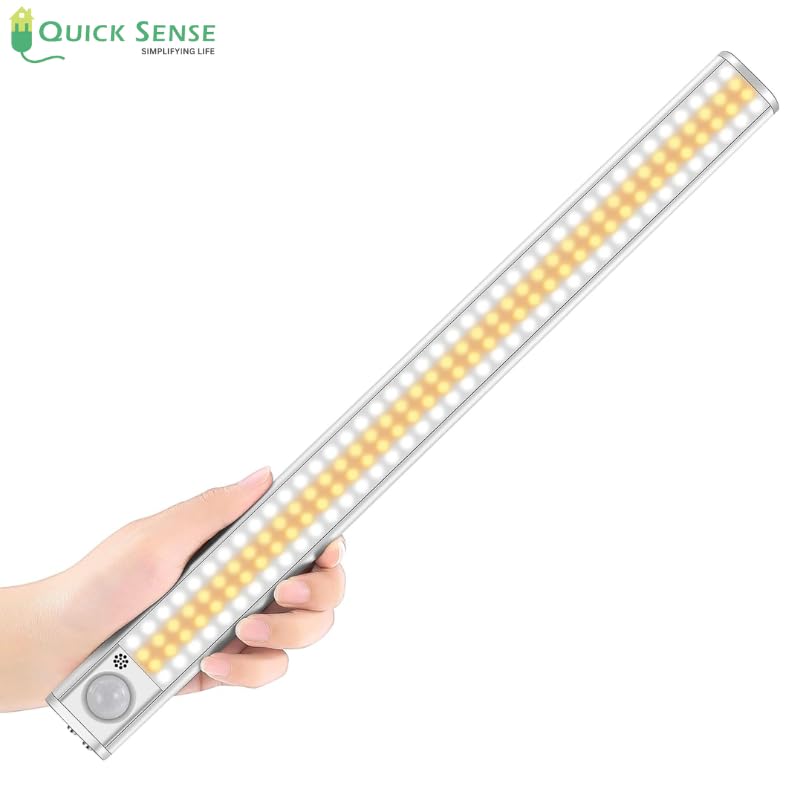 Quick Sense 160-LED Rechargeable Motion Sensor Closet Light Bar