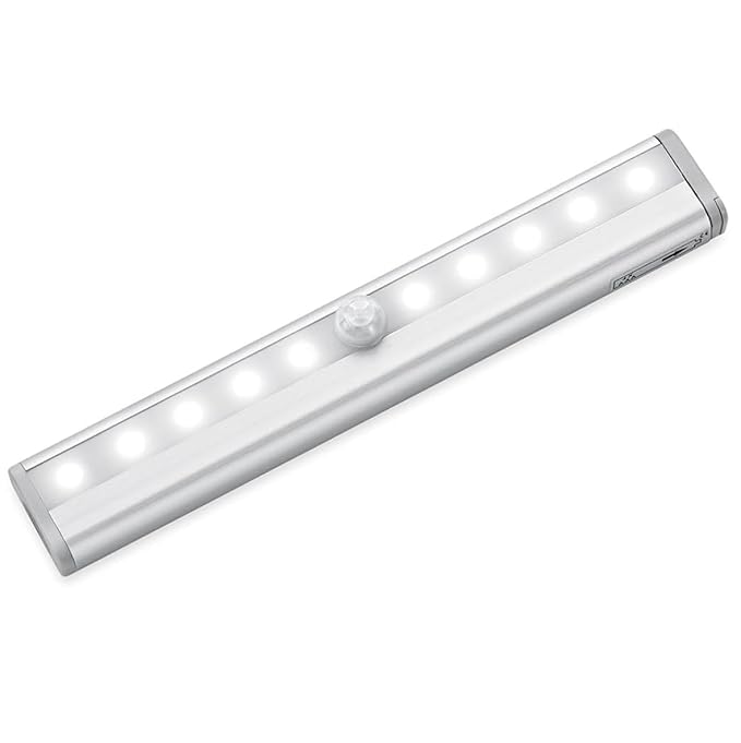 Quick Sense 10-LED Motion Sensor Stick-On Battery-Powered Cabinet Light