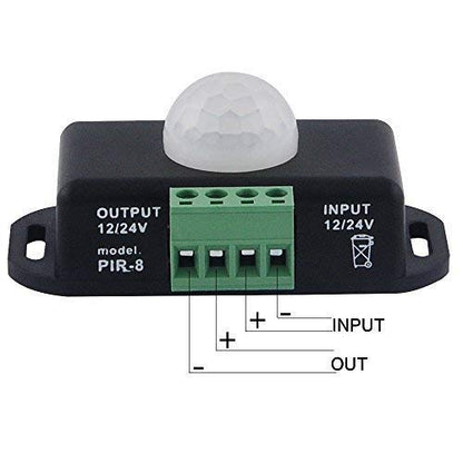 Quick Sense QS-WR04 12V/24V PIR Motion Sensor Switch with Timer