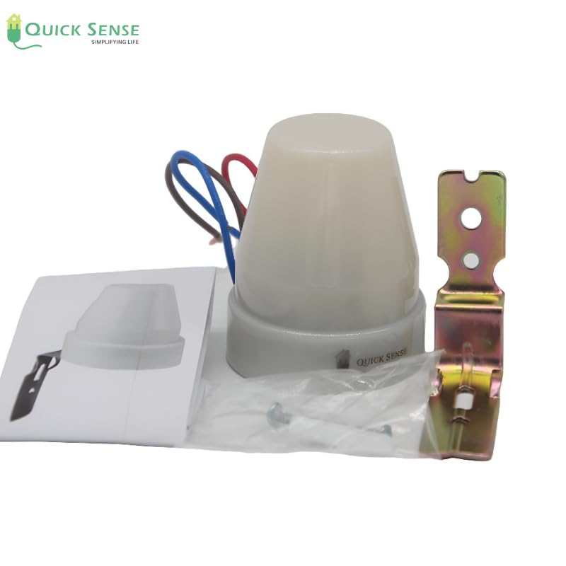 Quick Sense QS-302 220V Waterproof Photocell Day/Night LDR Sensor Switch