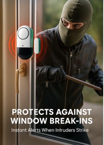 Quick Sense 120 dB Wireless Door & Window Alarm Sensor