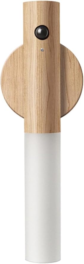 Quick Sense Walnut Motion Sensor Night Light Rechargeable LED Sconce