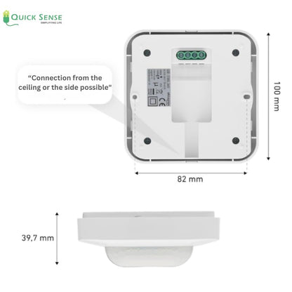 Quick Sense QS-PR02 360° PIR Motion Sensor 15m Range 220–240V