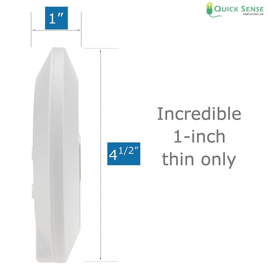 Quick Sense QS-08 360° Ceiling PIR Motion Sensor Slim 2.54cm Profile