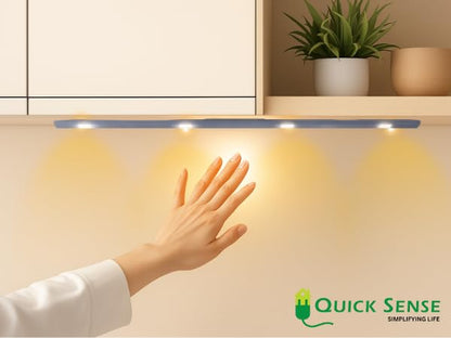 Quick Sense 60cm Motion Sensor LED Cabinet Light Bar Rechargeable