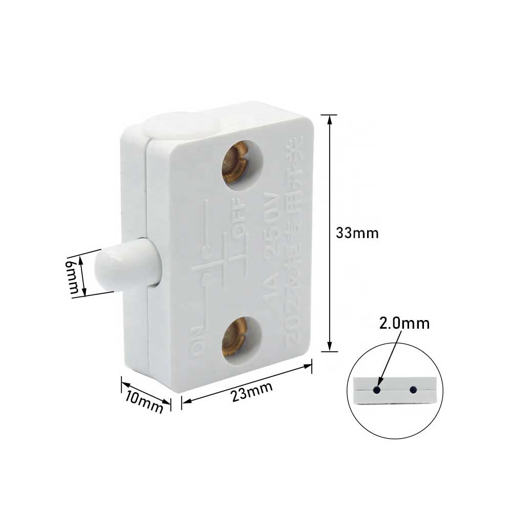 Quick Sense QS-WR13 8-Pack Cabinet Wardrobe Refrigerator Door Switches