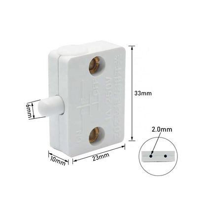 Quick Sense QS-WR13 8-Pack Cabinet Wardrobe Refrigerator Door Switches