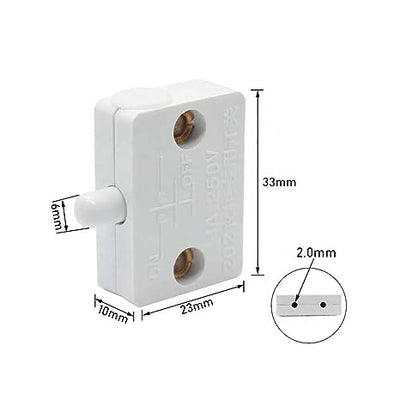 Quick Sense(Qs-WR13): Cabinet Wardrobe and Refrigerator Door Light Control Switch Pack of 2 Pieces