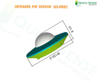 Quick Sense QS-PR01 360° PIR Ceiling Presence Sensor 12m Range