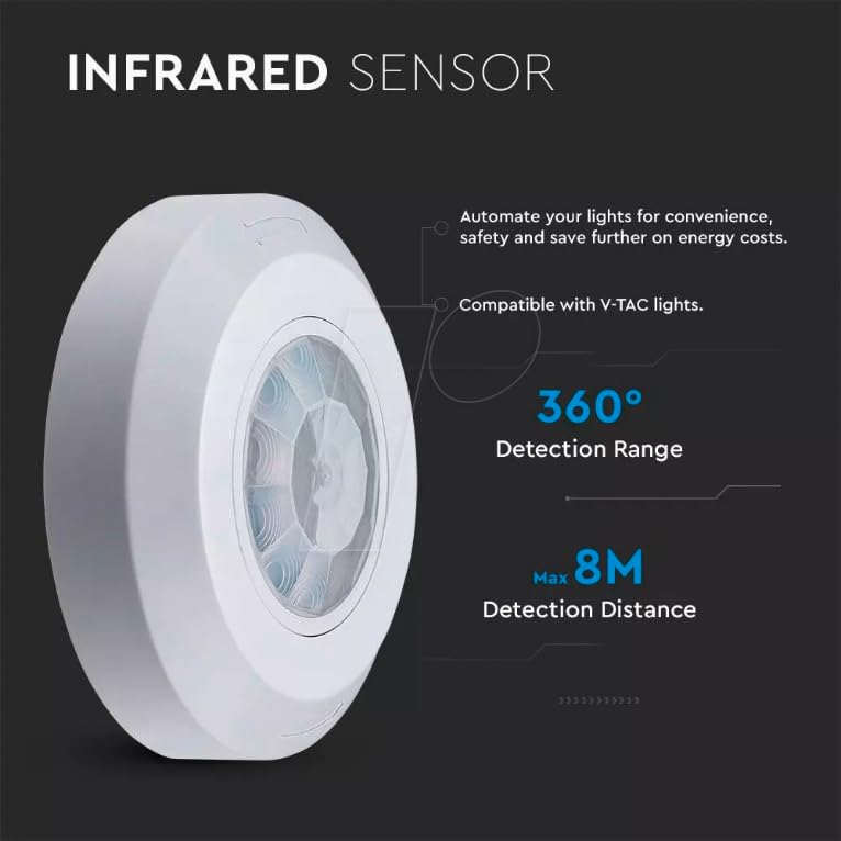Quick Sense Mini PIR 360° Ceiling Motion Sensor Pack 2