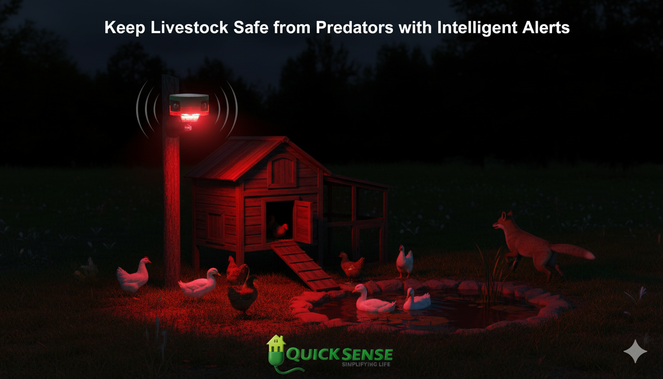 Solar Motion Sensor Alarm QS-MSA02