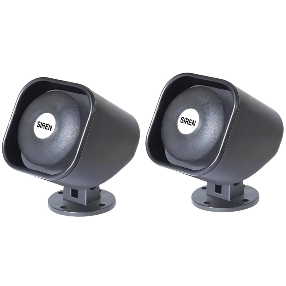 Quick Sense 220V 110dB Hooter Security Alarm Pack of 2