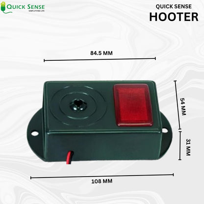Quick Sense QS-H3 118dB 220V Hooter Alarm with Flasher