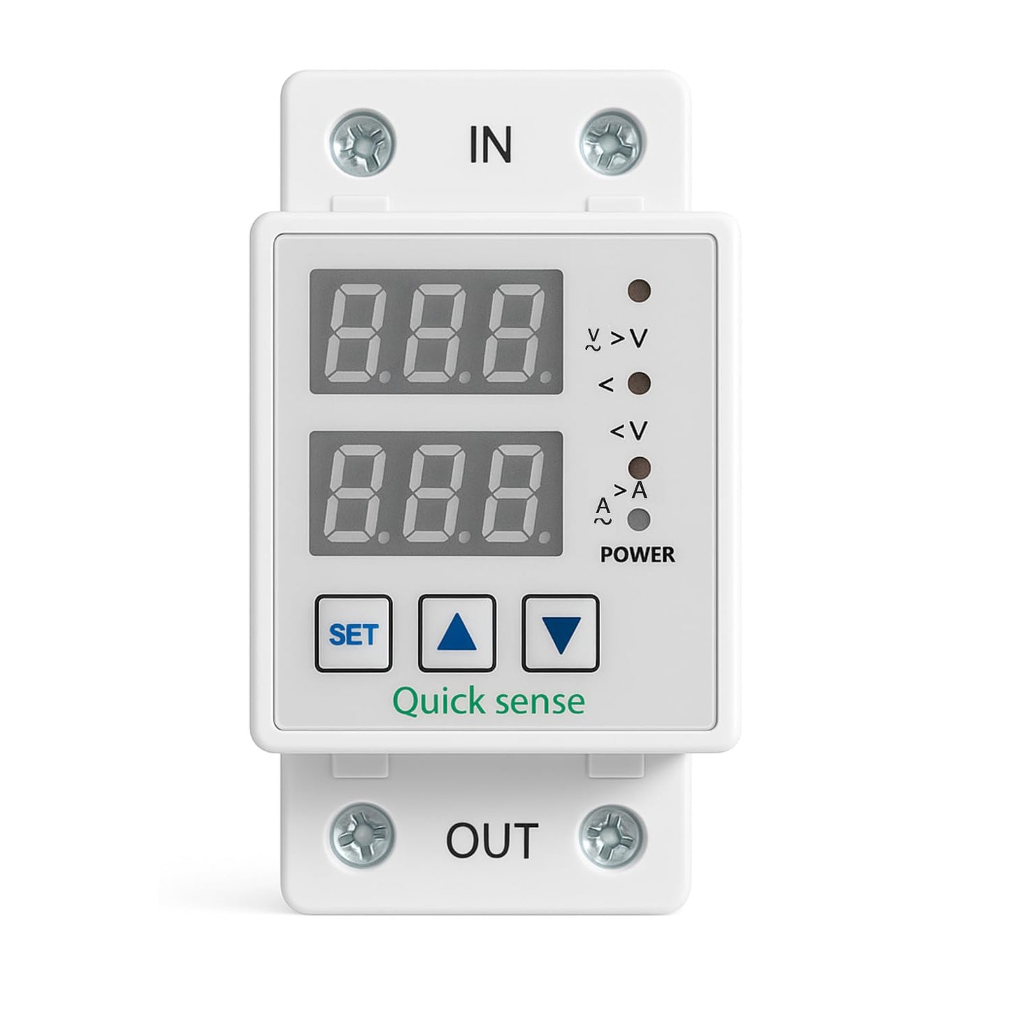 Quick Sense 220V Single Phase Voltage Protector with LED Display