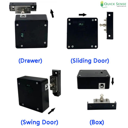 Quick Sense RFID Hidden Electronic Cabinet Lock for Wooden Drawers