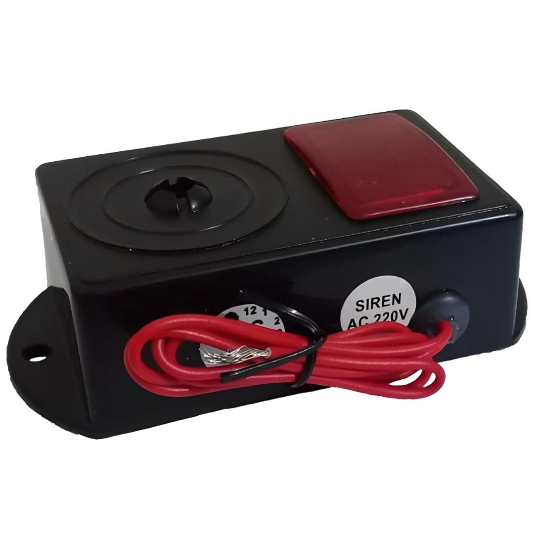 Quick Sense QS-H3 118dB 220V Hooter Alarm with Flasher
