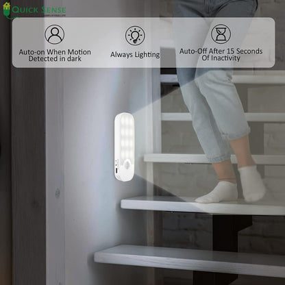 Quick Sense Rechargeable Motion Sensor LED Night Light USB-Powered Magnetic
