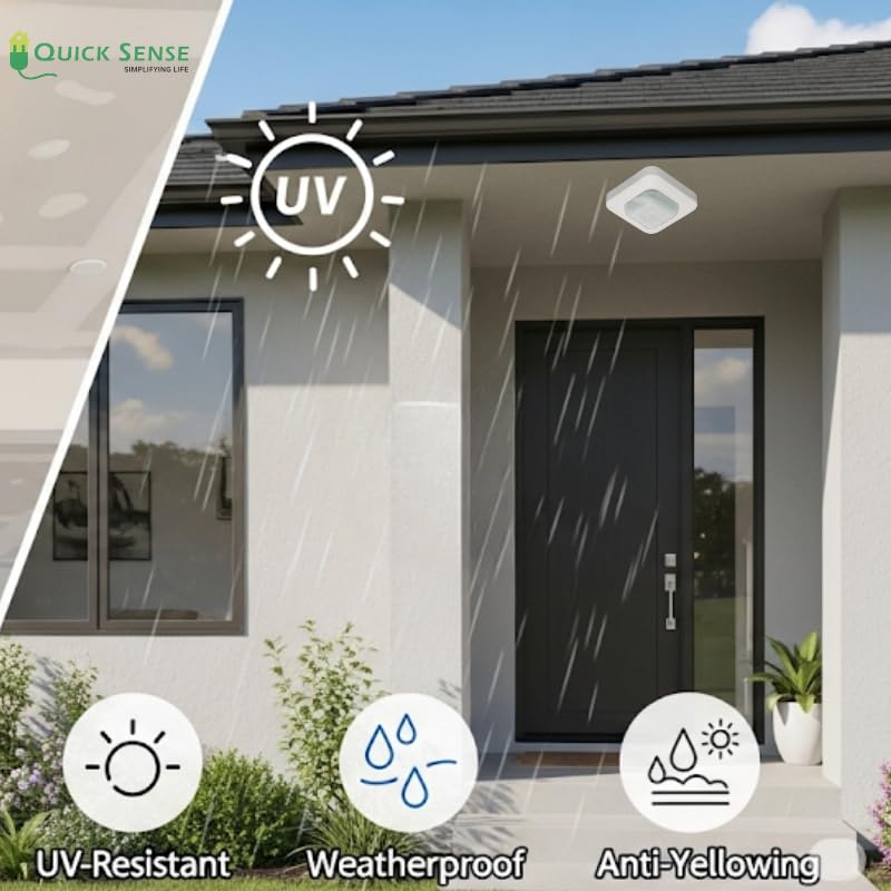 Quick Sense QS-PR02 360° PIR Motion Sensor 15m Range 220–240V