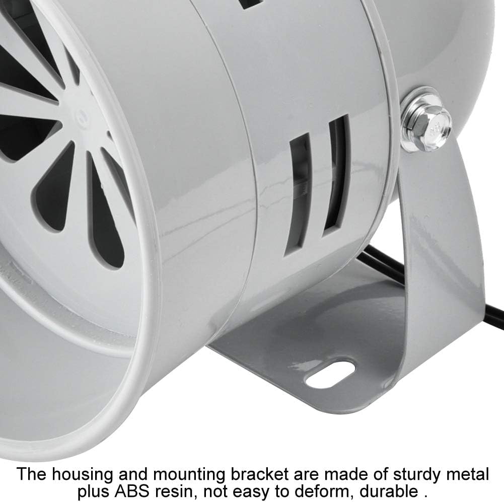 Quick Sense MS-290 Industrial Motor Siren 112dB Metal 200m Range