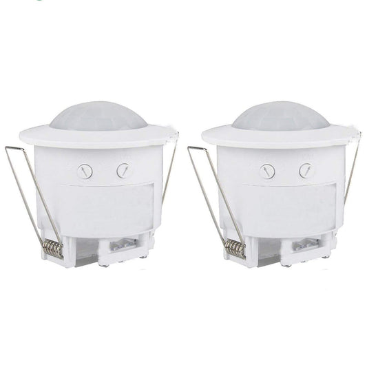 Quick Sense PIR Ceiling Motion Sensor with Adjustable Lux Timer