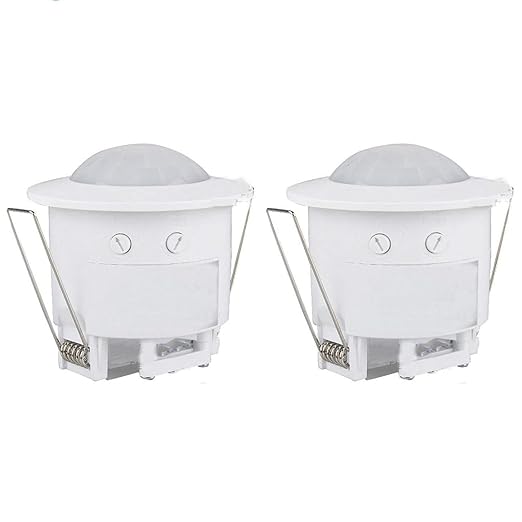 Quick Sense PIR Ceiling Motion Sensor with Adjustable Lux Timer