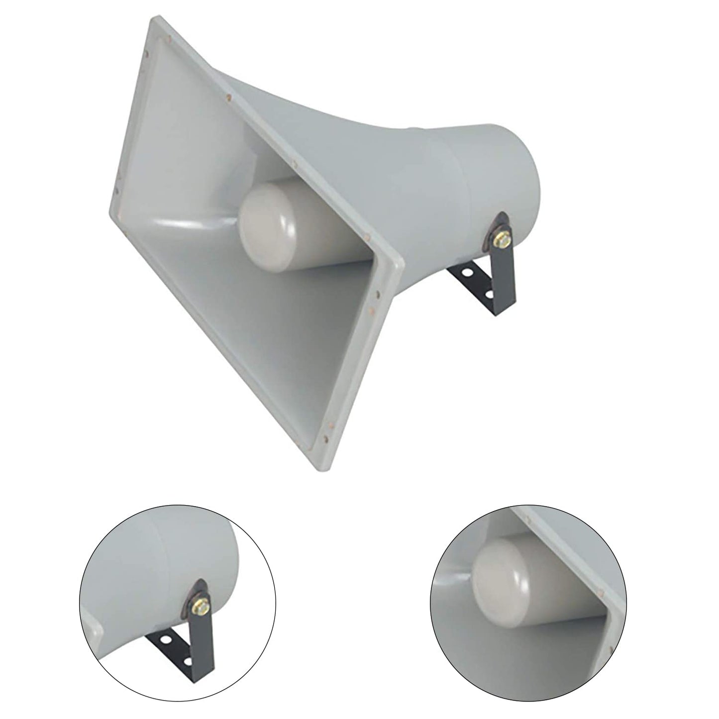 Quick Sense QS-H6 132dB White Hooter Alarm Siren 12V Weatherproof