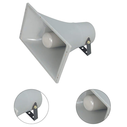 Quick Sense QS-H6 132dB White Hooter Alarm Siren 12V Weatherproof