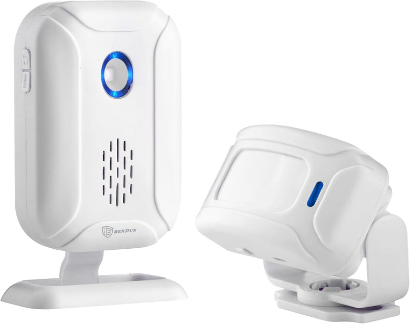 Quick Sense Wireless Motion Sensor Doorbell Smart Chime, PIR Detection, 152m Range, 85dB Alert
