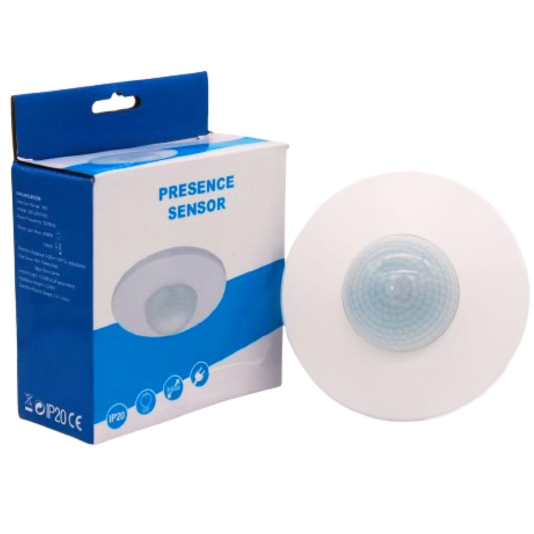 Quick Sense QS-PR01 360° PIR Ceiling Presence Sensor 12m Range