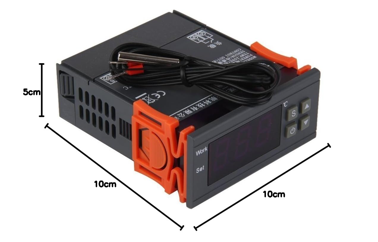 Quick Sense Digital Temperature Controller Thermostat Dual-Relay 220V Precision