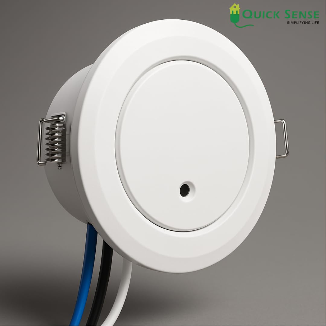 Quick Sense QS/M10/A Recessed Microwave Motion Sensor Switch 360° Detection