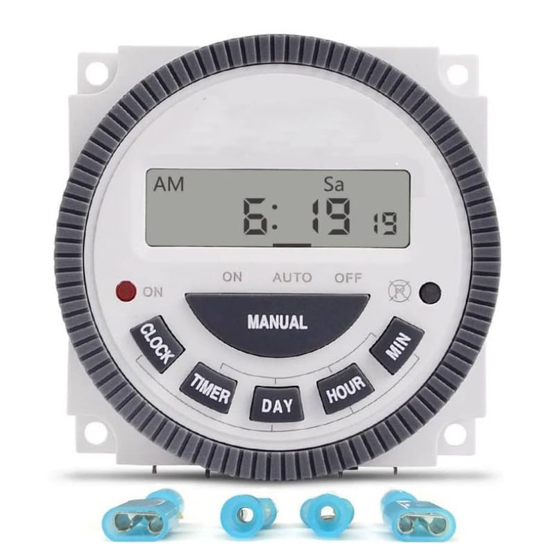 REVALS Frontier Digital Timer 5-Pin 30A Programmable LCD Switch