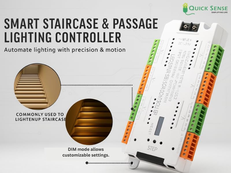 Quick Sense 12V LED Motion Sensor Controller for Staircase Lighting