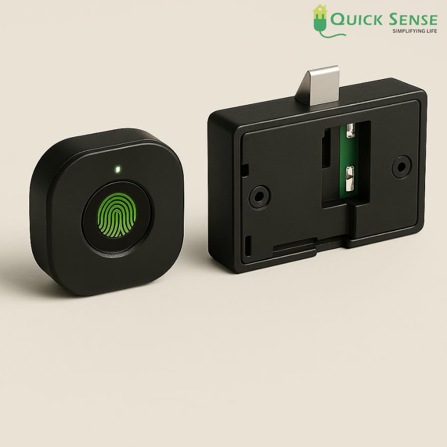 Quick Sense Bluetooth Fingerprint Cabinet Lock with App Apple Watch