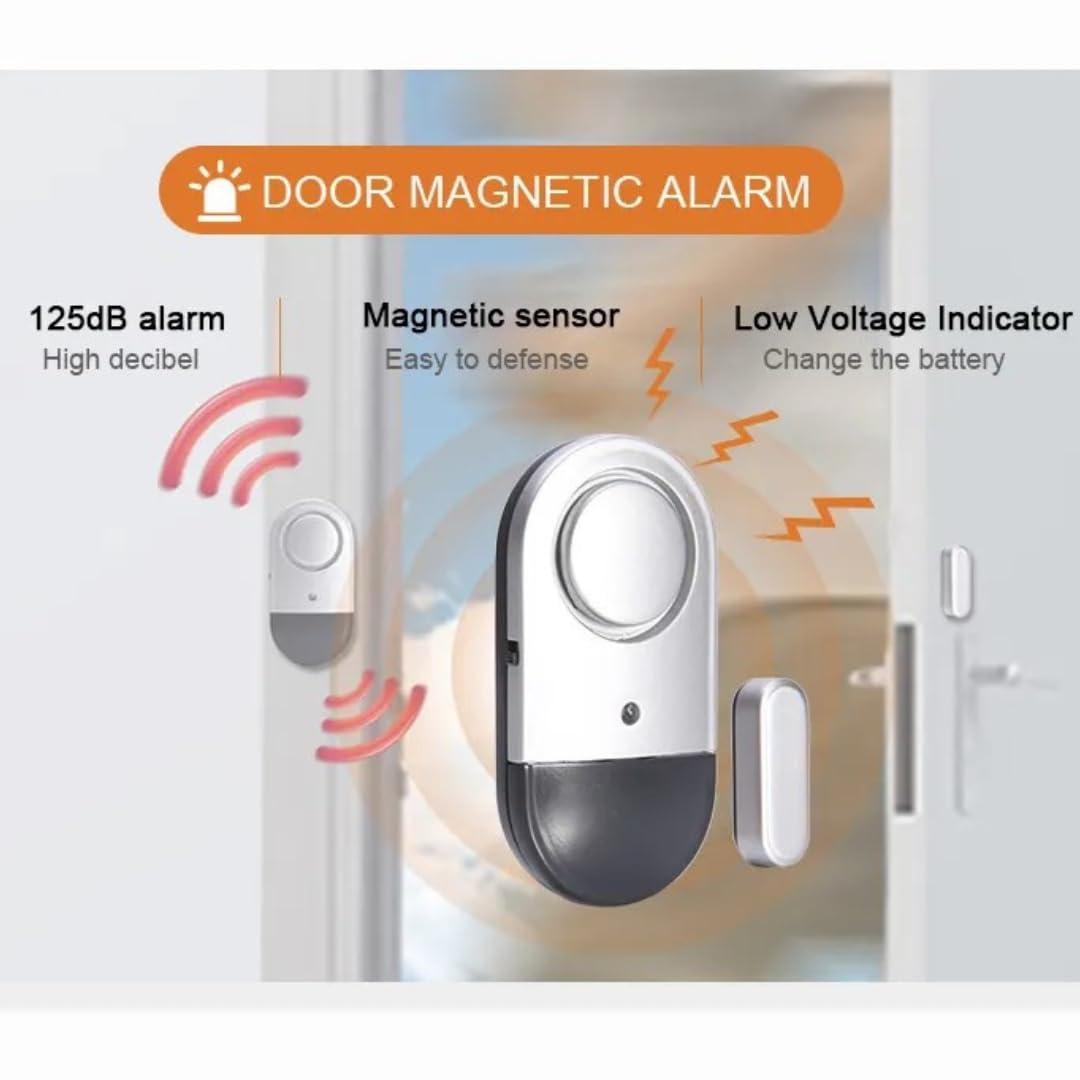 Quick Sense 120 dB Wireless Door & Window Alarm Sensor