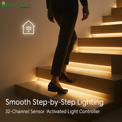 Quick Sense 12V LED Motion Sensor Controller for Staircase Lighting
