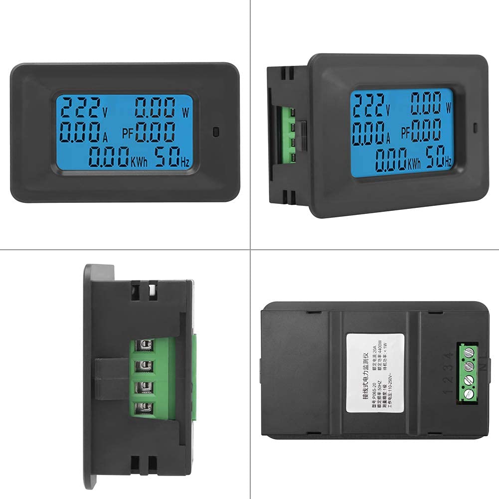 Quick Sense 5kW Digital Energy Meter 20A Power Monitor