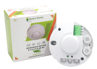 Quick Sense QS-M1 220V 360° Ceiling Microwave Motion Sensor Switch